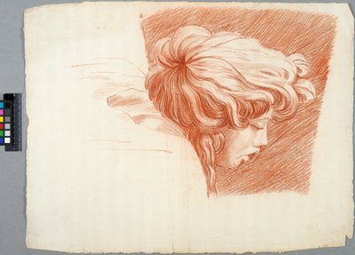 Akademiezeichnung (Detail) autorstwa Johan Tobias Sergel