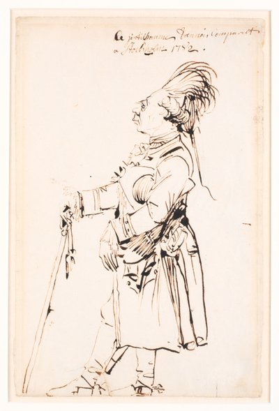Baron Clemens August von Haxthausen i Sztokholm autorstwa Johan Tobias Sergel