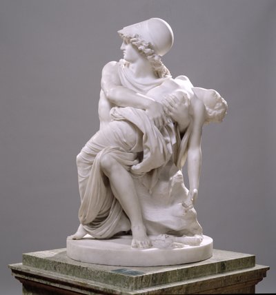 Mars i Wenus (marmur z Carrary) autorstwa Johan Tobias Sergel
