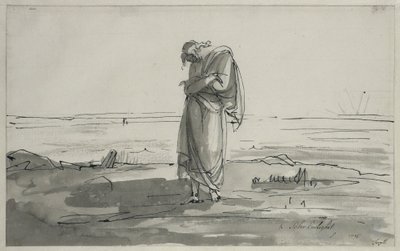 W poszukiwaniu samotności. Arkusz 1 z cyklu „Melancholia” autorstwa Johan Tobias Sergel