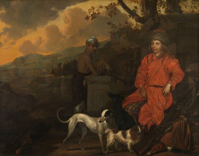 Portret Filipusa Baldaeusa i Gerrita Mossopotama Philippus Baldaeus i jego asystent Gerrit Mosopatam autorstwa Johan de la Rocquette