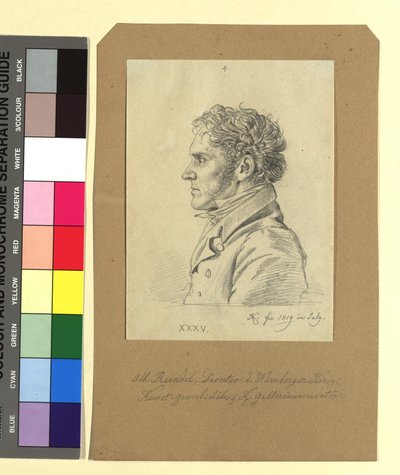 Albert Reindel (1784-1853), rytownik autorstwa Johann Adam Klein