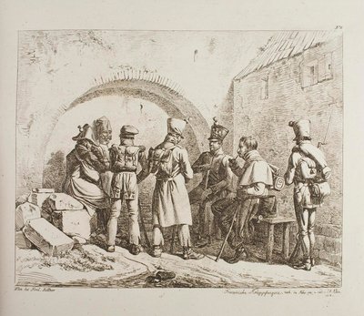 Francuscy jeńcy wojenni autorstwa Johann Adam Klein