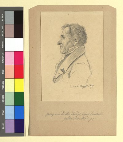 Georg von Dillis (1759-1841), malarz, dyrektor galerii autorstwa Johann Adam Klein