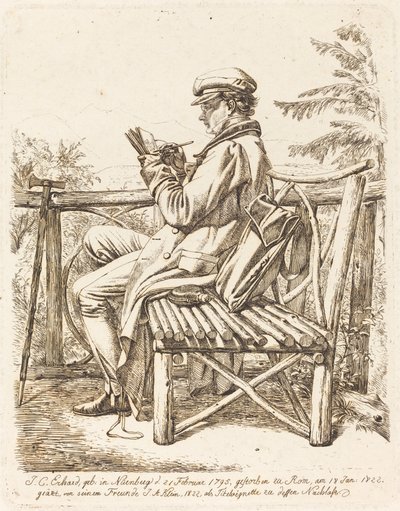 JC Erhard autorstwa Johann Adam Klein