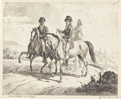 Wycieczka konna autorstwa Johann Adam Klein