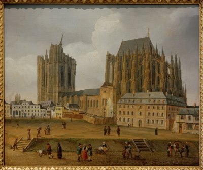 Katedra w Kolonii od południowego wschodu autorstwa Johann Adolf Lasinsky