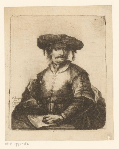 Portret nieznanego artysty autorstwa Johann Andreas Benjamin Nothnagel
