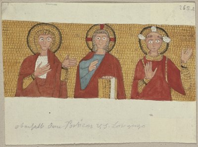 Aus: Sammlung von Umrissen und Durchzeichnungen, Band 1, Blatt 100 autorstwa Johann Anton Ramboux