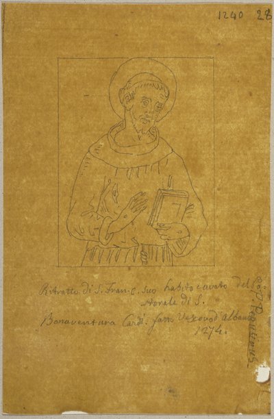 Aus: Sammlung von Umrissen und Durchzeichnungen, Band 2, Blatt 110 autorstwa Johann Anton Ramboux