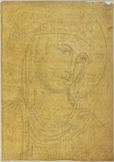 Aus: Sammlung von Umrissen und Durchzeichnungen, Band 6, Blatt 44 autorstwa Johann Anton Ramboux