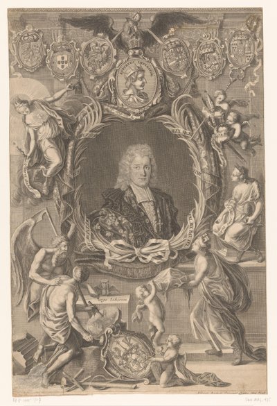 Portret Aleksandra Zygmunta Paltsgraafa van Neuburg autorstwa Johann August Corvinus