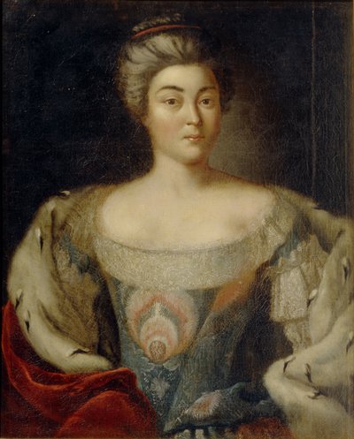 Portret księżniczki Aleksandry Kurakiny z domu Panina 1711-1786 autorstwa Johann Balthasar Frankart