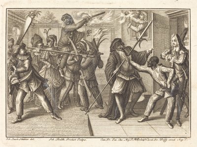 Kapitan odzyskuje wolność autorstwa Johann Balthasar Probst after Johann Jacob Schübler