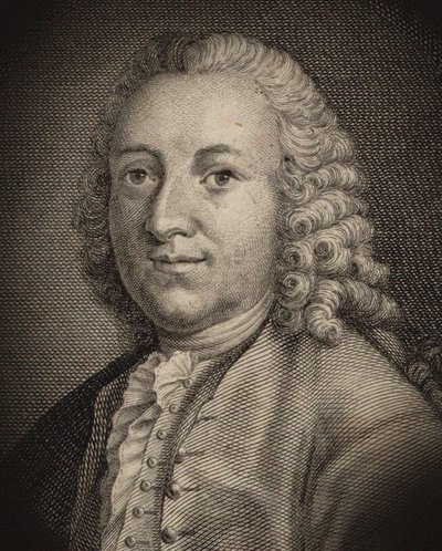 Portret kompozytora Frantiska Tumy 1704-1774 , 1770. autorstwa Johann Balzer