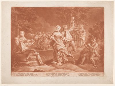 Potańcówka na świeżym powietrzu autorstwa Johann Baptist Enzensberger