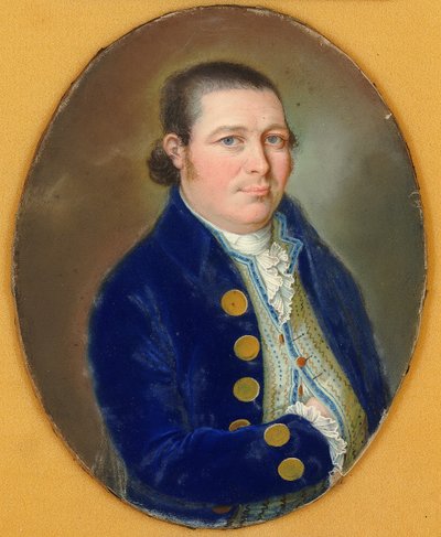 Portret kapitana Roberta Kermita autorstwa Johann Baptist Hirschmann