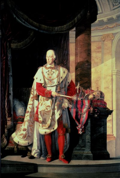 Cesarz Austrii Franciszek I, XIX w. autorstwa Johann Baptist Hoechle