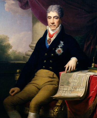 Portret Andrieja Razumowskiego Kiryłłowicza (1752-1836) dyplomaty rosyjskiego, ambasadora carskiego w Wiedniu; ok. 1810 autorstwa Johann Baptist II Lampi