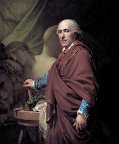 Portret rzeźbiarza Antonio Canovy 1757-1822, 1806. autorstwa Johann Baptist Lampi the Younger