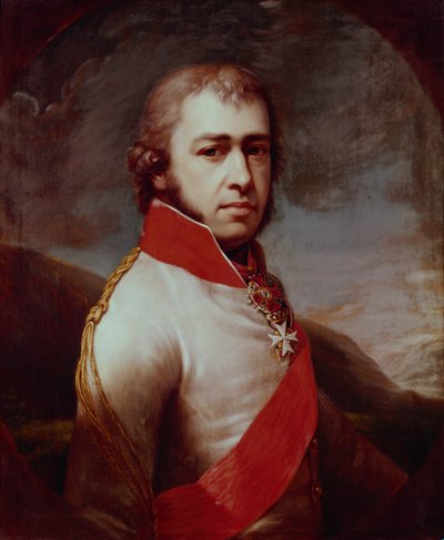 Portret hrabiego Borysa Władimirowicza Golicyna 1769-1813, 1797 autorstwa Johann Baptist von Lampi the Elder