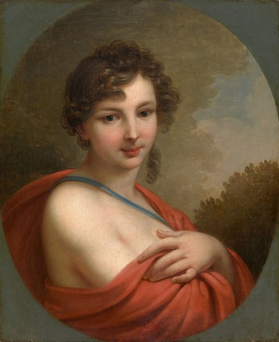 Portret Eleny Naryszkiny 17851855, 1800 autorstwa Johann Baptist von Lampi the Elder