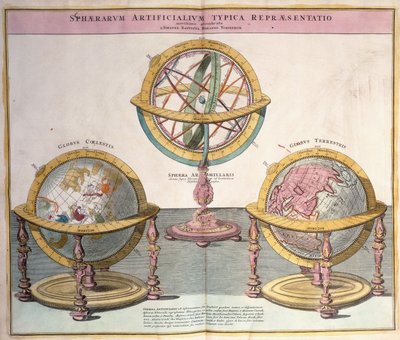 Winiety Świata z Atlasu Grosser, 1725 autorstwa Johann Baptista Homann