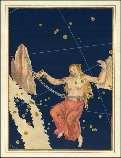 Johann Bayer - Andromeda autorstwa Johann Bayer