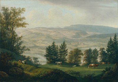 Okolice ruin Habsburgów autorstwa Johann Caspar Rahn