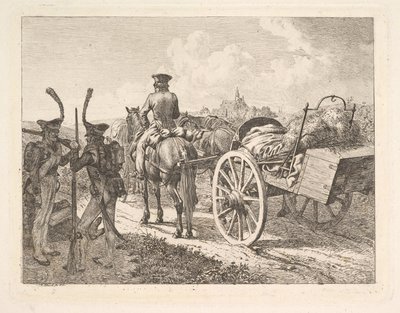 Rosyjska mobilna kuźnia, 1815. autorstwa Johann Christian Erhard