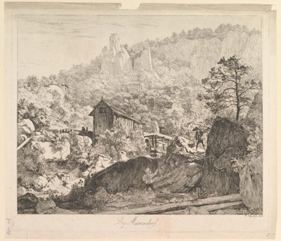 Wokół Muckendorf, 1818. autorstwa Johann Christian Erhard