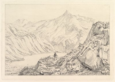 Jezioro Bockhart Der Bockhardsee, początek XIX wieku. autorstwa Johann Christian Erhard