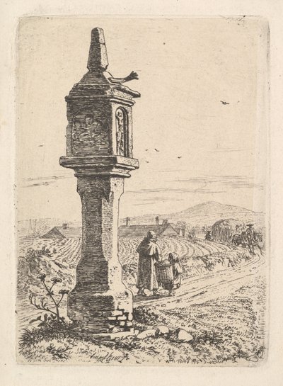 Kolumna pamiątkowa z żelazną ręką, 1811. autorstwa Johann Christian Erhard