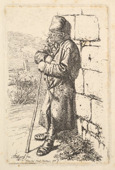 Palacz tytoniu, 1817. autorstwa Johann Christian Erhard