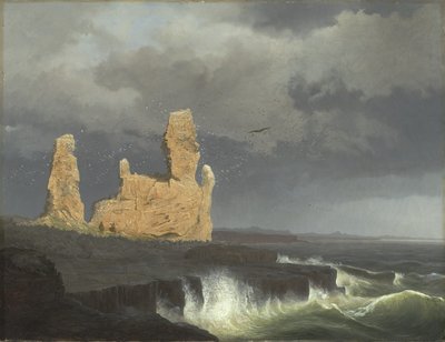 Wybrzeże Islandii, 1889 autorstwa Johann Christian Ezdorf