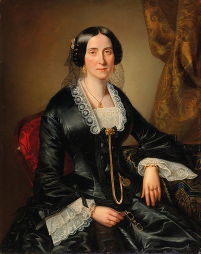 Mayer - Portret Johanna Bujatti autorstwa Johann Christian Mayer