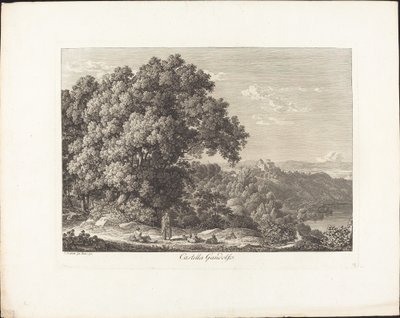 Castella Gandolfo autorstwa Johann Christian Reinhart
