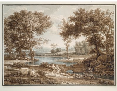Heroiczny krajobraz autorstwa Johann Christian Reinhart