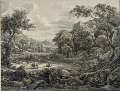 Pejzaż idealny autorstwa Johann Christian Reinhart