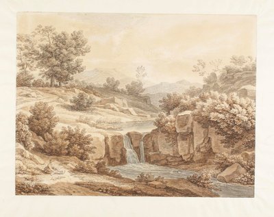 Krajobraz autorstwa Johann Christian Reinhart
