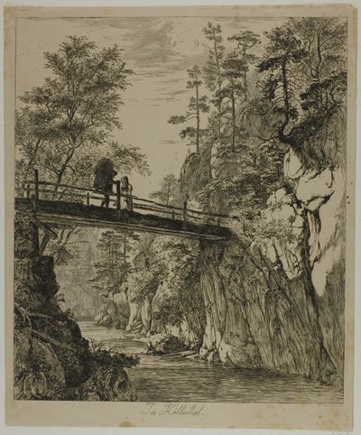 W Höllenthal autorstwa Johann Christoph Erhard