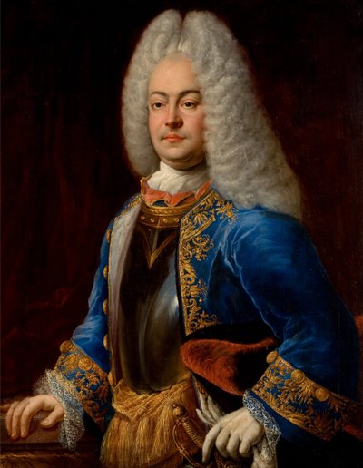 George Albert, książę de Frise orientale - George Albert (1690-1734), książę Fryzji Wschodniej, autorstwa Eichlera, Johanna Conrada (1688-1748). olej na płótnie autorstwa Johann Conrad Eichler