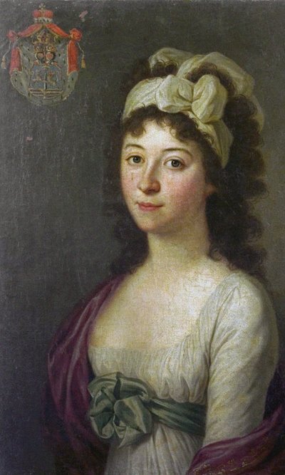 Hrabina Anna Luiza Barbara Babette Odescalchi 1778-1813, z domu Keglevich de Buzin. autorstwa Johann Daniel Donat