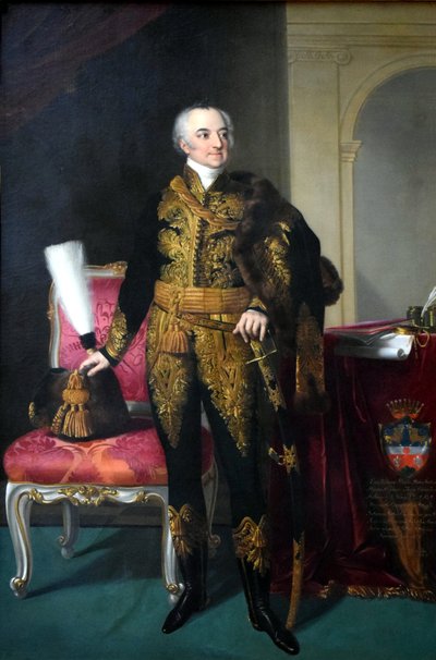 Portret barona Jánosa Malonyaya autorstwa Johann Ender
