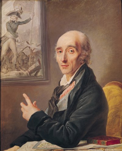 Portret marszałka Pierre Francois Charles Augereau (1757-1816) autorstwa Johann Ernst Heinsius