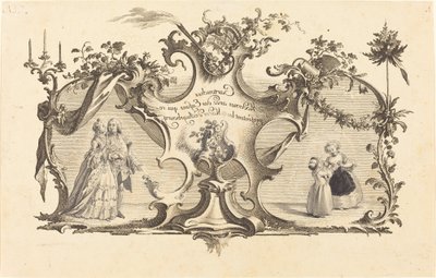 Nowoczesne wkłady z dziećmi reprezentującymi tryby Augsburga autorstwa Johann Esaias Nilson