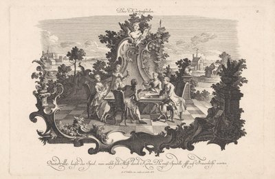 gra karciana Gry Karten (tytuł na obiekcie) Rozrywka towarzyska (tytuł serialu) autorstwa Johann Esaias Nilson