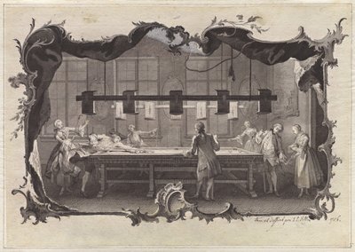 Panie i Panowie grają w bilard autorstwa Johann Esaias Nilson
