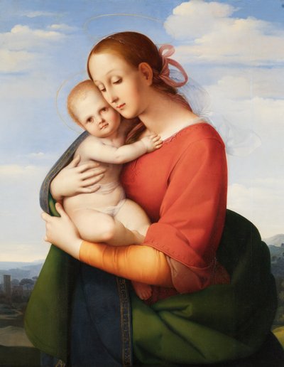 Madonna z Dzieciątkiem autorstwa Johann Evangelist Scheffer von Leonhardshoff