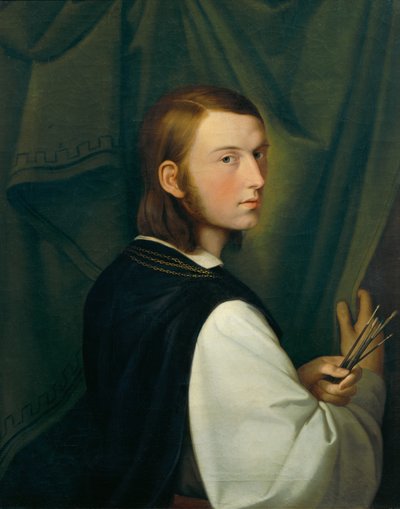 autoportret autorstwa Johann Evangelist Scheffer von Leonhardshoff